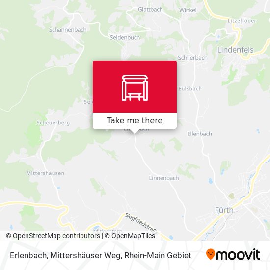 Erlenbach, Mittershäuser Weg map