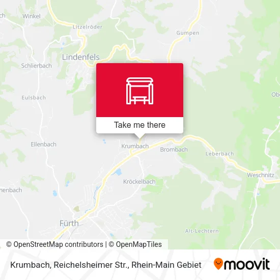 Карта Krumbach, Reichelsheimer Str.