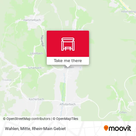 Карта Wahlen, Mitte