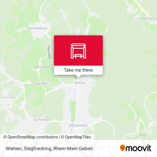 Карта Wahlen, Siegfriedring