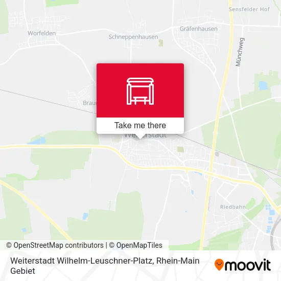 Карта Weiterstadt Wilhelm-Leuschner-Platz