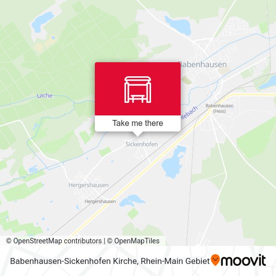 Babenhausen-Sickenhofen Kirche map