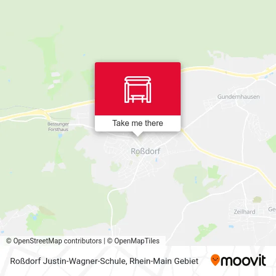 Карта Roßdorf Justin-Wagner-Schule