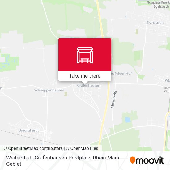 Weiterstadt-Gräfenhausen Postplatz map