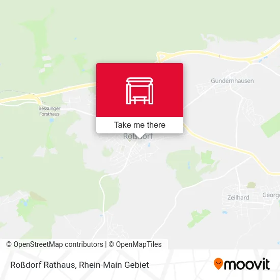 Roßdorf Rathaus map