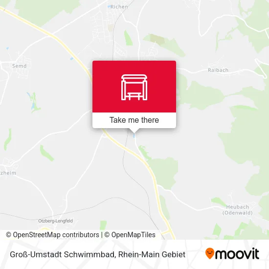 Карта Groß-Umstadt Schwimmbad