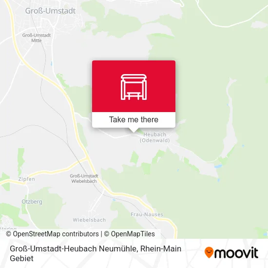 Карта Groß-Umstadt-Heubach Neumühle