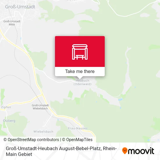 Карта Groß-Umstadt-Heubach August-Bebel-Platz