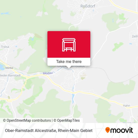 Ober-Ramstadt Alicestraße map