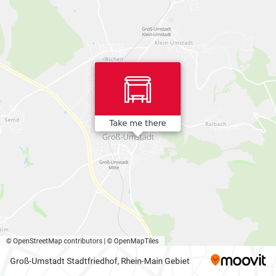 Groß-Umstadt Stadtfriedhof map