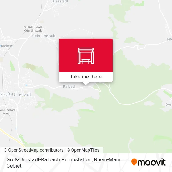 Карта Groß-Umstadt-Raibach Pumpstation