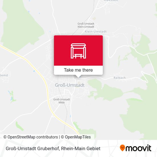 Groß-Umstadt Gruberhof map