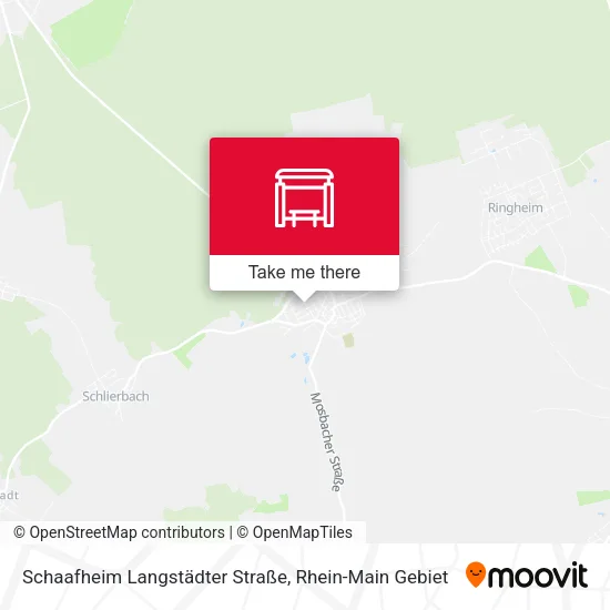 Карта Schaafheim Langstädter Straße