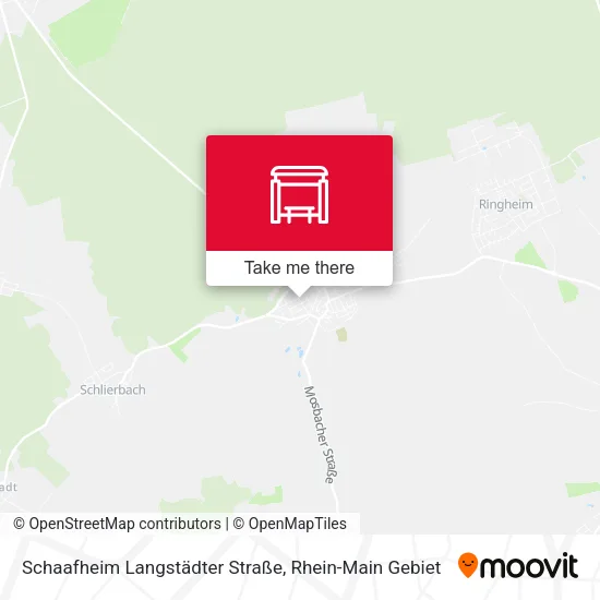 Карта Schaafheim Langstädter Straße