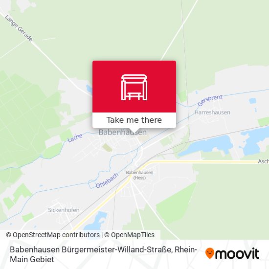 Babenhausen Bürgermeister-Willand-Straße map