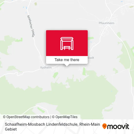 Карта Schaafheim-Mosbach Lindenfeldschule