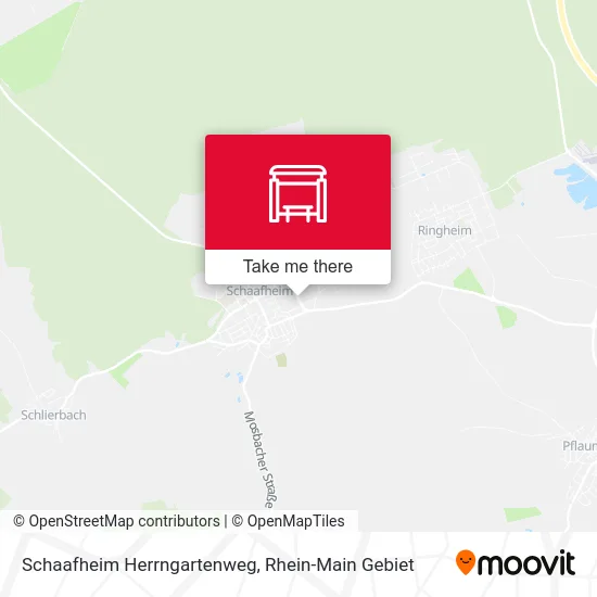 Карта Schaafheim Herrngartenweg
