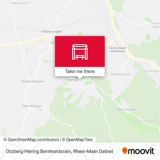 Otzberg-Hering Bernhardsrain map