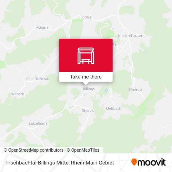 Fischbachtal-Billings Mitte map