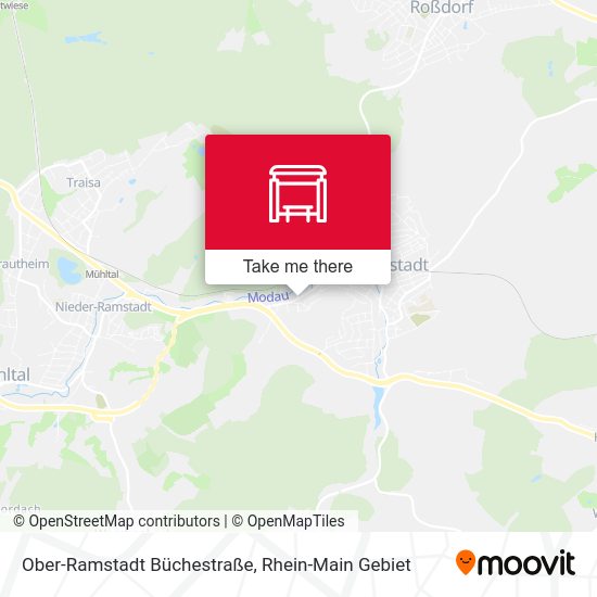 Ober-Ramstadt Büchestraße map