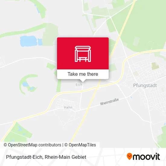 Карта Pfungstadt-Eich