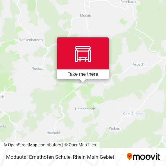 Карта Modautal-Ernsthofen Schule