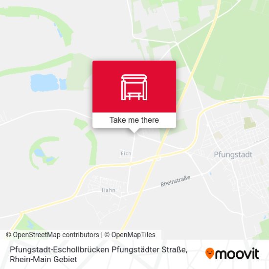 Pfungstadt-Eschollbrücken Pfungstädter Straße map