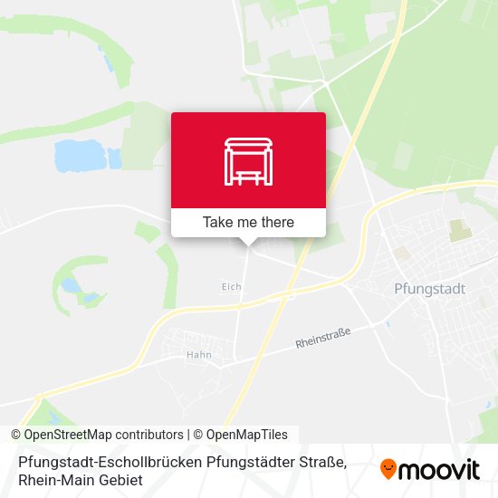 Pfungstadt-Eschollbrücken Pfungstädter Straße map