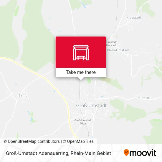 Карта Groß-Umstadt Adenauerring