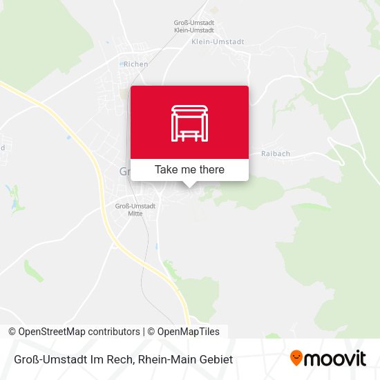 Groß-Umstadt Im Rech map