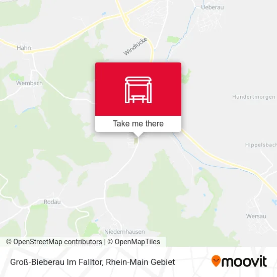 Groß-Bieberau Im Falltor map