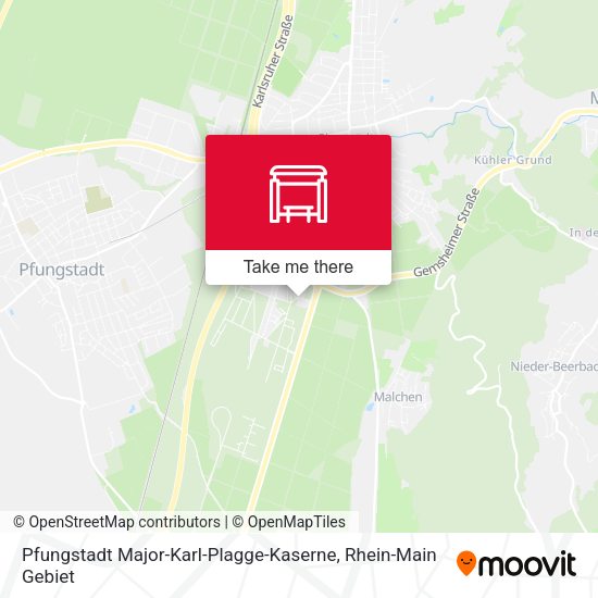 Pfungstadt Major-Karl-Plagge-Kaserne map