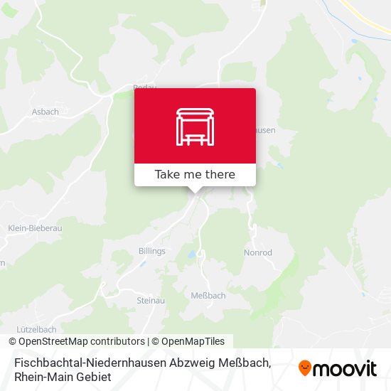 Fischbachtal-Niedernhausen Abzweig Meßbach map