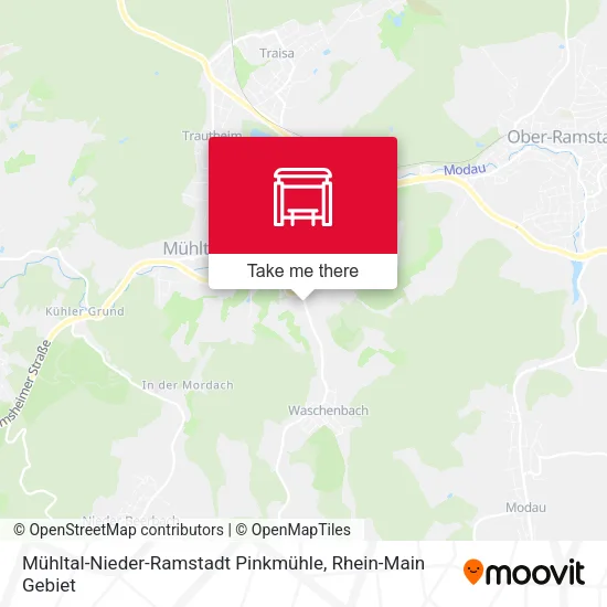 Карта Mühltal-Nieder-Ramstadt Pinkmühle