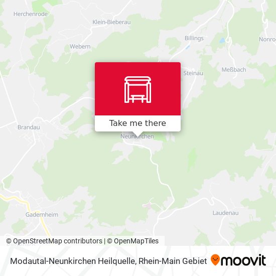 Карта Modautal-Neunkirchen Heilquelle