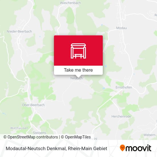 Карта Modautal-Neutsch Denkmal