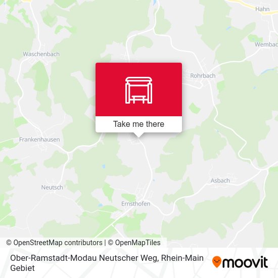 Ober-Ramstadt-Modau Neutscher Weg map