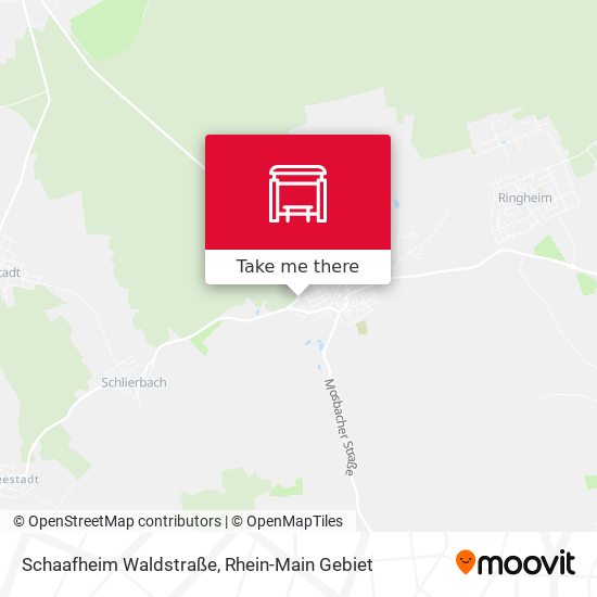 Schaafheim Waldstraße map