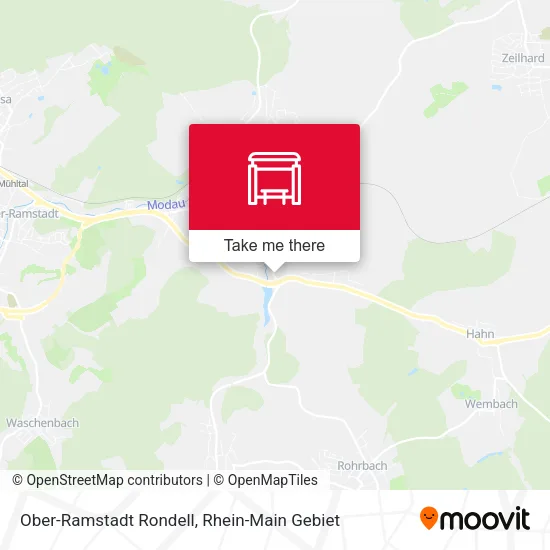 Карта Ober-Ramstadt Rondell