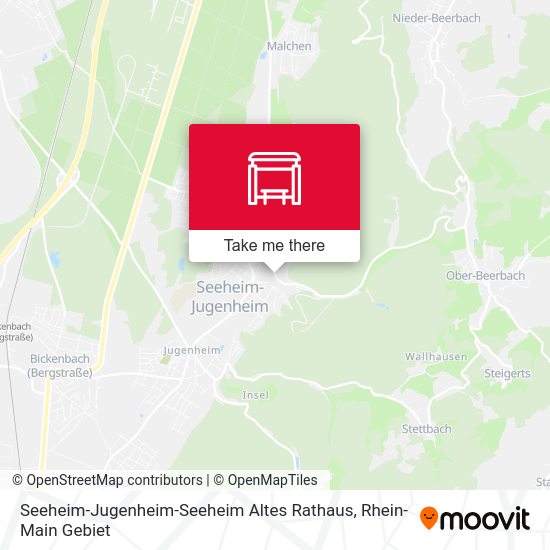 Seeheim-Jugenheim-Seeheim Altes Rathaus map