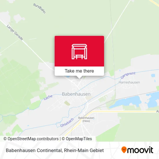 Карта Babenhausen Continental