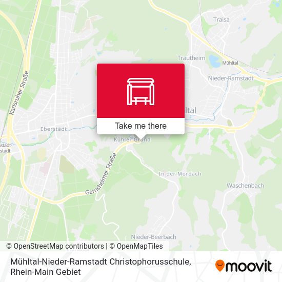 Mühltal-Nieder-Ramstadt Christophorusschule map