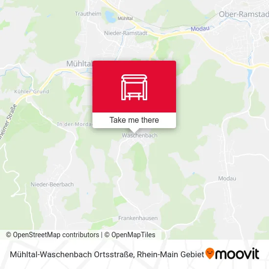 Карта Mühltal-Waschenbach Ortsstraße