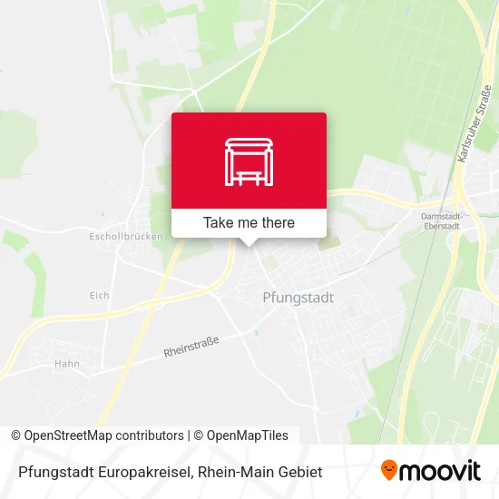 Карта Pfungstadt Europakreisel