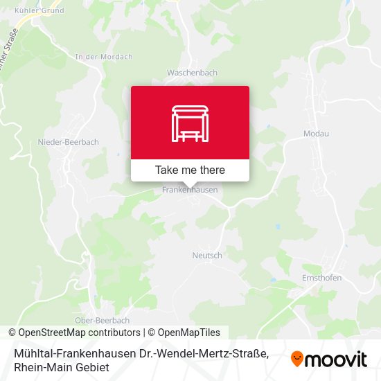 Mühltal-Frankenhausen Dr.-Wendel-Mertz-Straße map