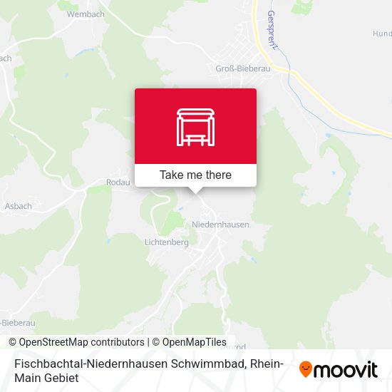 Fischbachtal-Niedernhausen Schwimmbad map