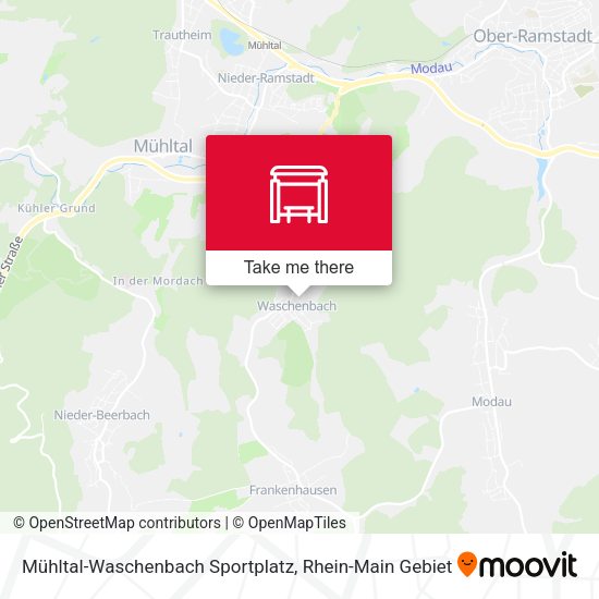Mühltal-Waschenbach Sportplatz map