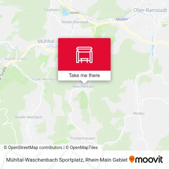 Карта Mühltal-Waschenbach Sportplatz