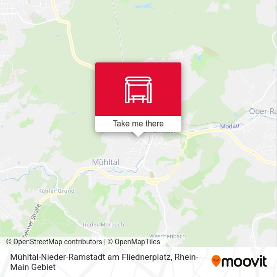 Mühltal-Nieder-Ramstadt am Fliednerplatz map