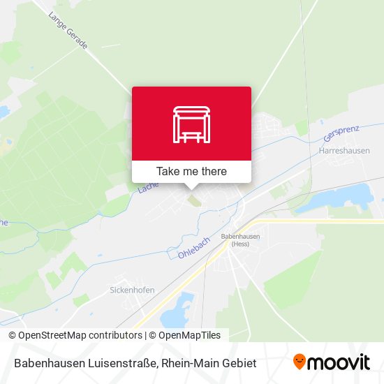 Babenhausen Luisenstraße map